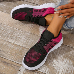 Women's Mesh Breathable Running Shoes Lightweight Non Slip Outdoor Sneakers