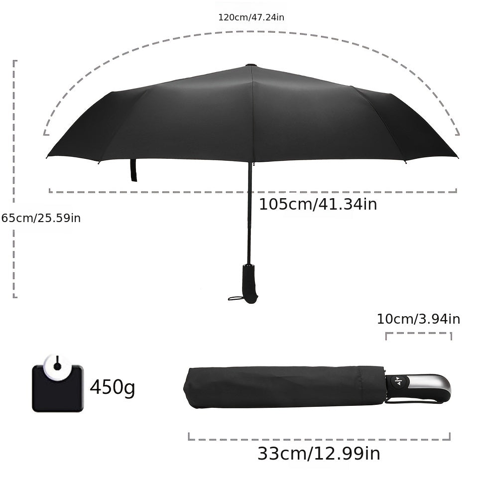 High Carbon Stormproof Folding Umbrella
