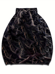 Beauty And Monster Print Hoodie For Men Graphic Hooded Pullover