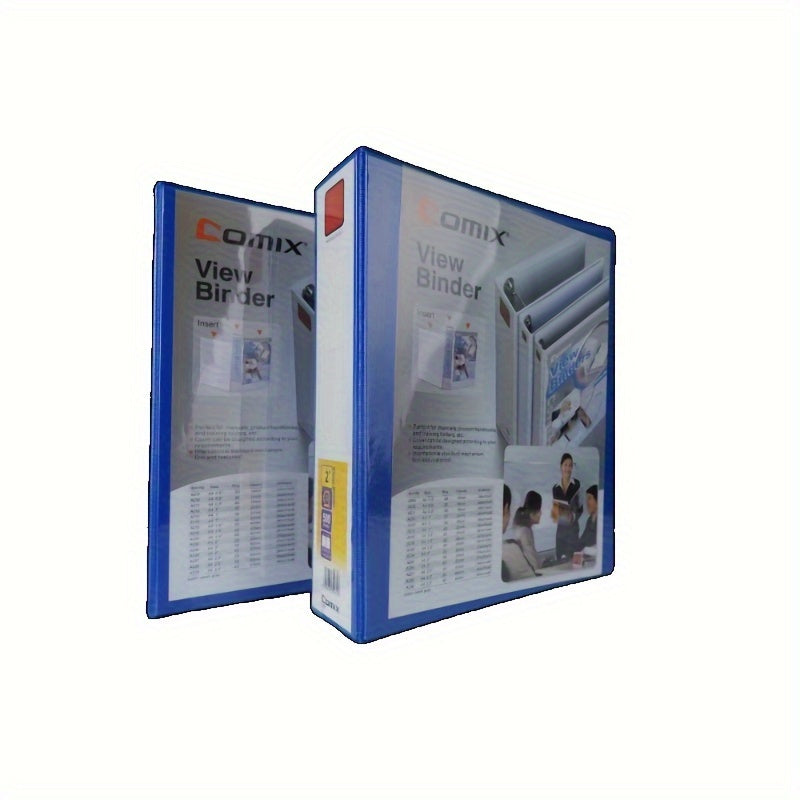 Comix A235 PVC Insert Bag A4 3 Inch 3 Holes D type Clip