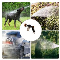 Metal Garden Hose Nozzle Sprayer High Pressure Water Gun