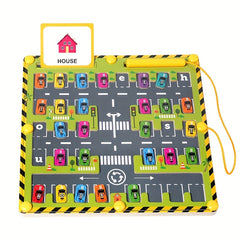 Green Magnetic Alphabet Maze Toy Wooden Puzzle Toy for Men Women