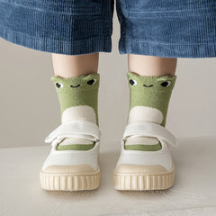 5pairs Baby Boys Kids Animal Plant Pattern Socks Toddler Children's Socks