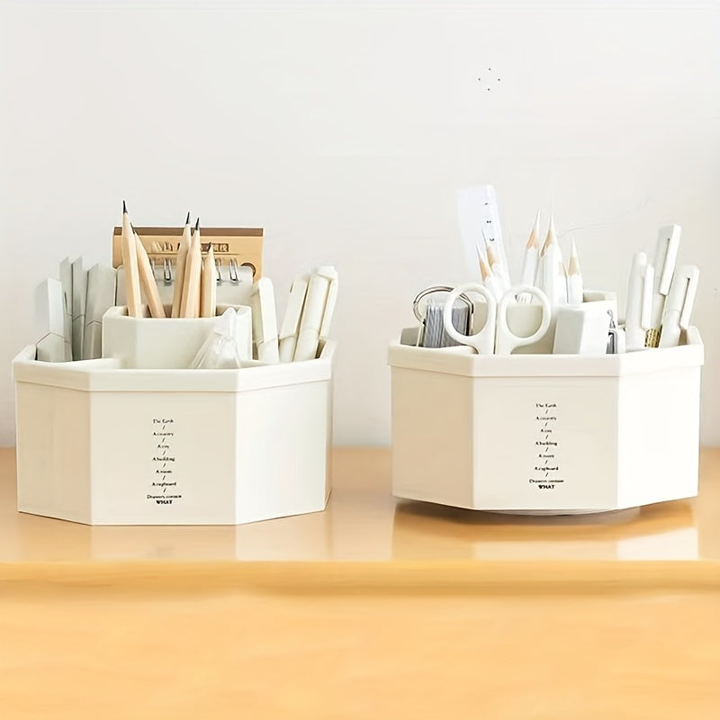 Large Capacity Pen Holder Storage Box Desktop Organizer