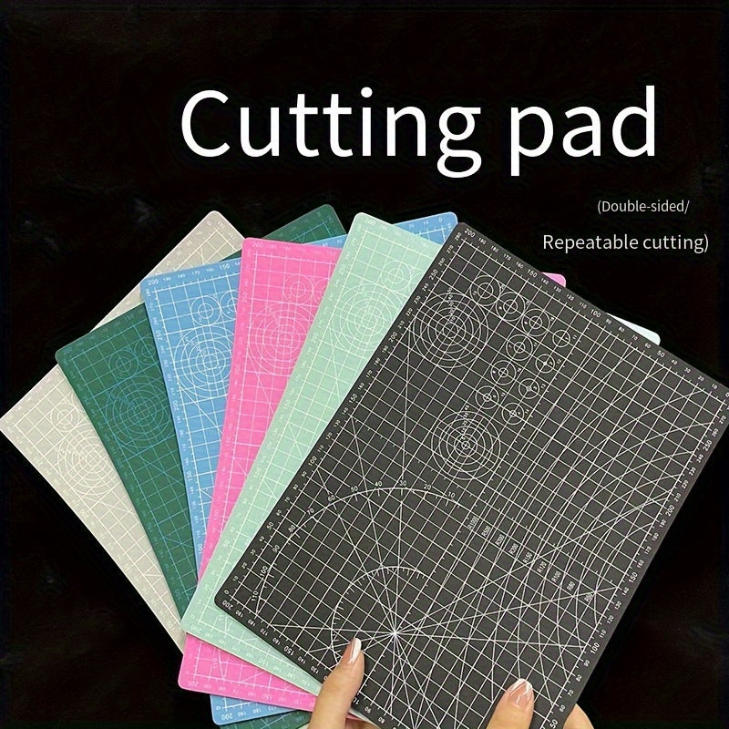 A4 Double Sided Cutting Mat Sewing Crafting Grid Line Cu