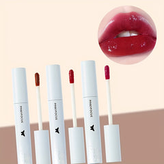 Lustrous Lip Glaze Brown & Red Satin Finish Lip Gloss
