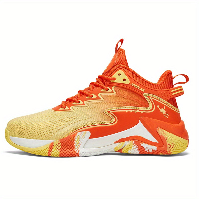 Men's Lace-up Sneakers Athletic Shoes Plus Sizes Breathable Basketball Shoes