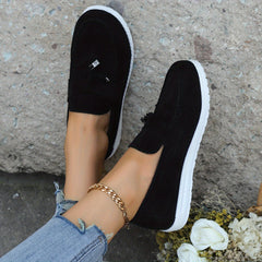 Metal Decor Lightweight Slip On Skate Shoes