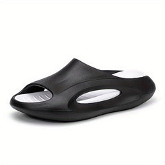 Men's Cloud Slides Post Run Recovery Slides Non Slip Slippers