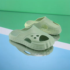 Girls Casual Solid Slippers Lightweight Non-slip Indoor Bathroom Slippers