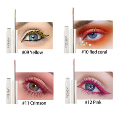 12 Colors Volumizing Mascara, Long Lasting Formula