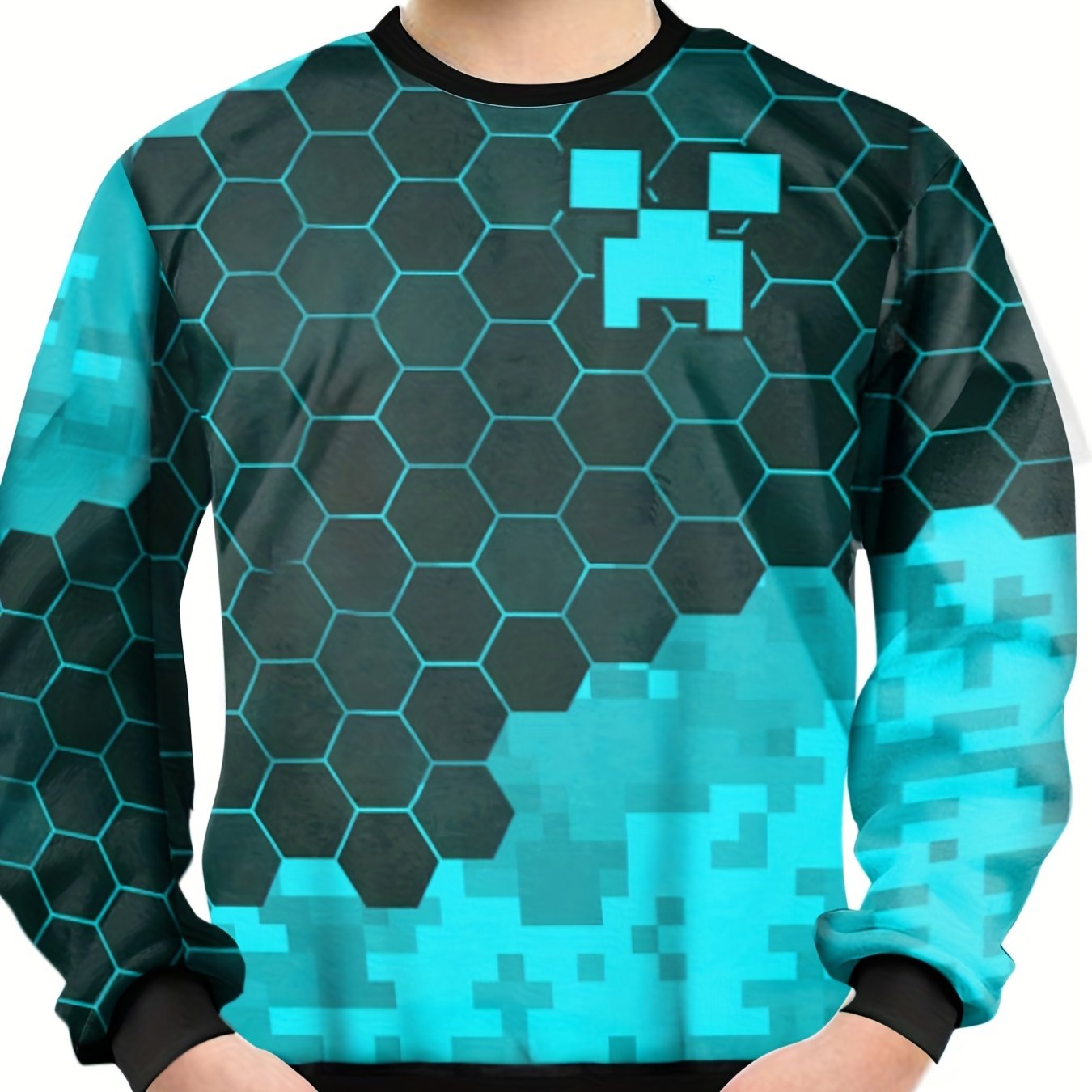 Teens 3D Print Sweatshirt Kids Casual Pullover Street Wear Clothes