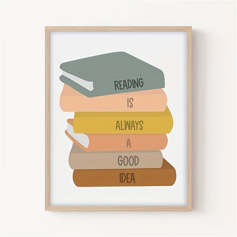 Boho Reading Is Always a Good Idea Poster