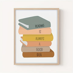 Boho Reading Is Always a Good Idea Poster