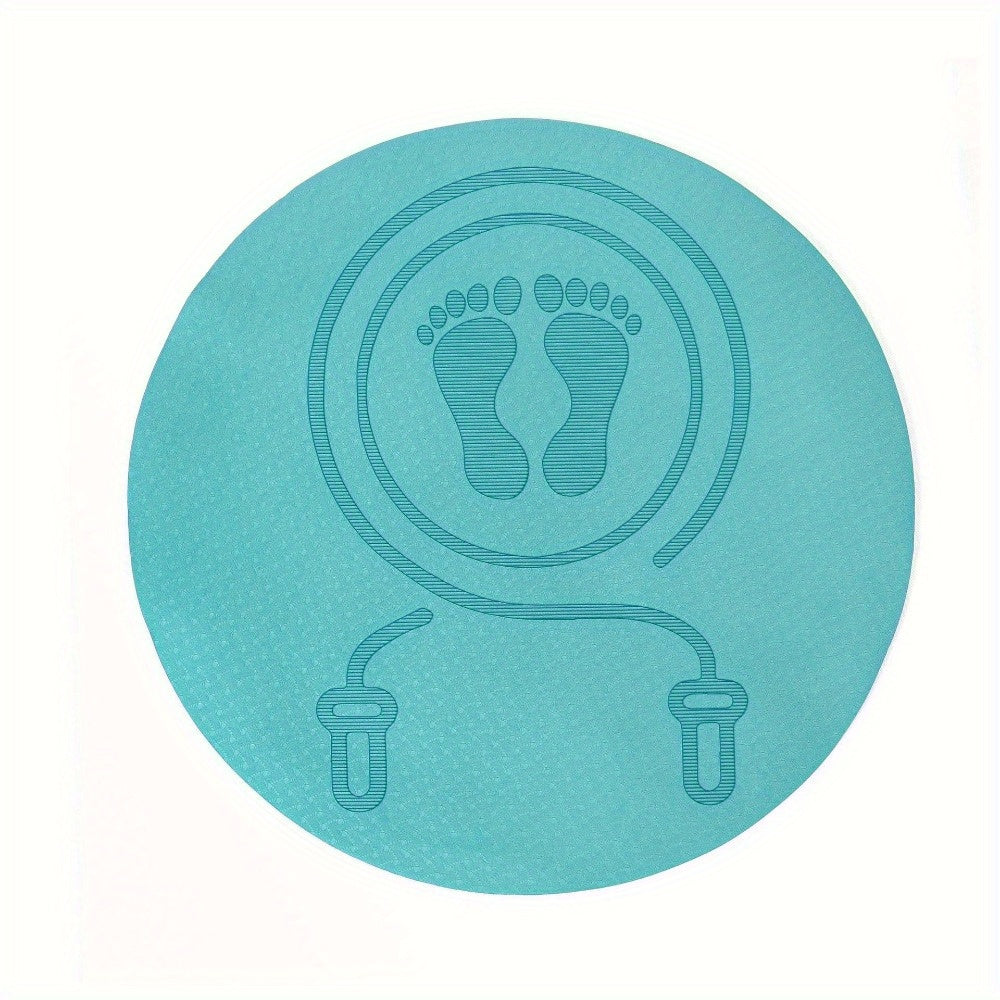 Waterproof Jump Rope Pad TPE Non Slip Yoga Mat for Indoor Exercise