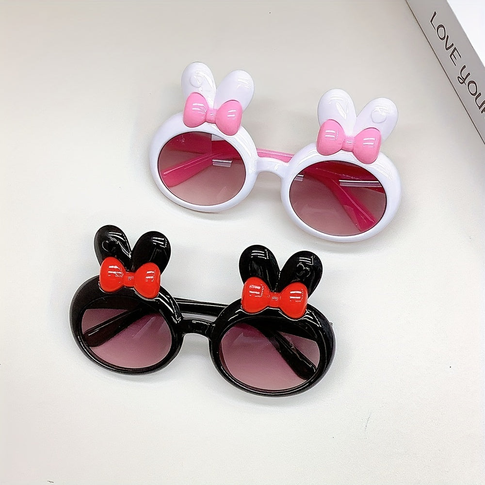Girl's Rabbit Ear Bow Sunglasses for Baby Girls