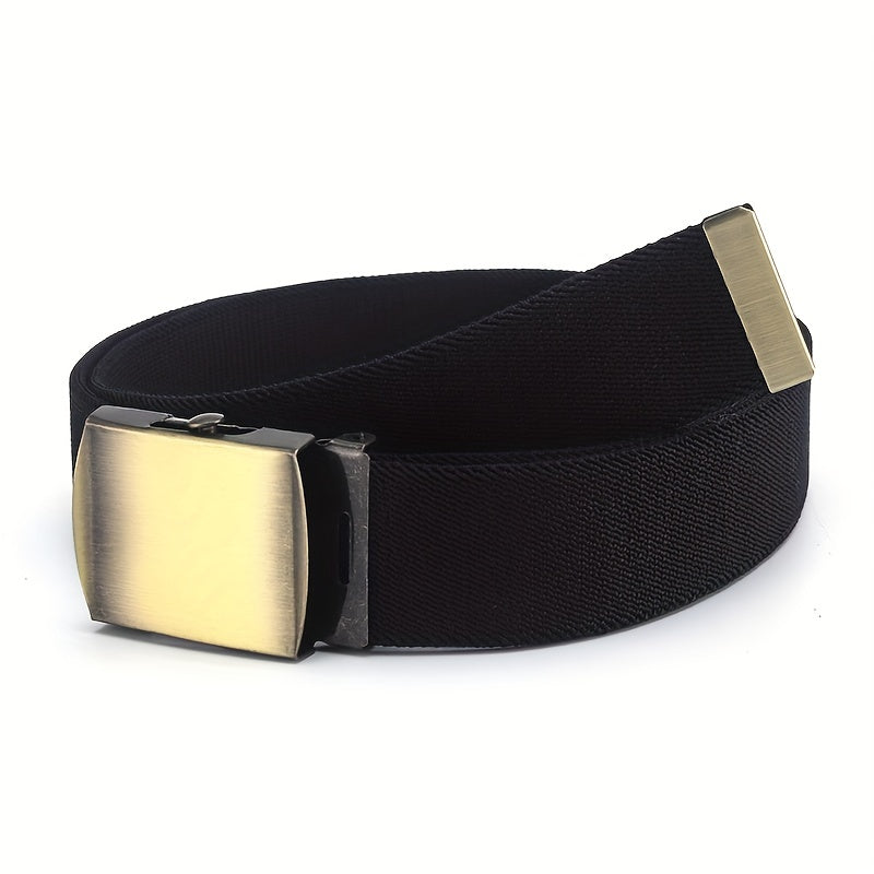 XL Elastic Buckle Belt High Elastic All Match Casual Style