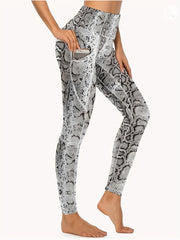 Women's Plus Size Tummy Control High Rise Sports Leggings