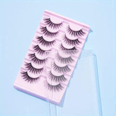 7 Pairs Clear Band Lash Extension for Makeup