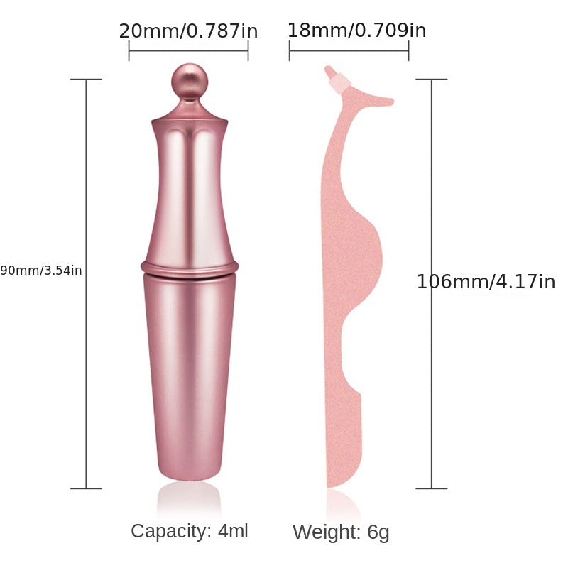 2pairs Magnetic False Lashes Extension Set with Tweezers and Eyeliner Kit