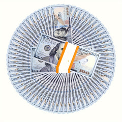 600pcs US 100 Movie Prop Money Bills for Film TV Productions Art Decorations