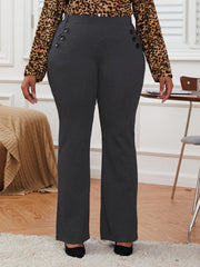 Formal Pants Women's High Rise Straight Leg Suit Pants
