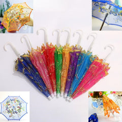 2pcs Colorful Lace Umbrella Set for Dollhouse Photography Props