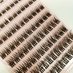 Wispy Soft False Eyelashes 280 Pcs Individual Cluster D Curling Lashes