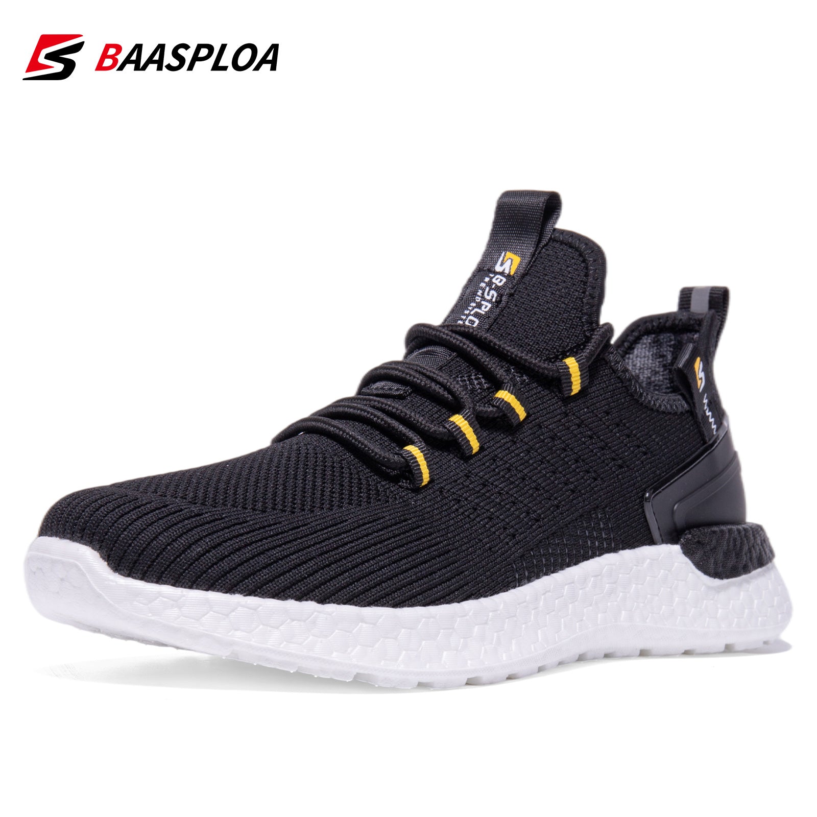 Baasploa Men's Lightweight Running Shoes Breathable Sneakers