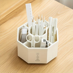 360 Rotating Pen Holder Large Capacity Pencil Storage Box