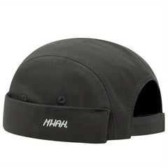 MWAH Docker Hat Embroidery Brimless Stylish Lightweight Beanie