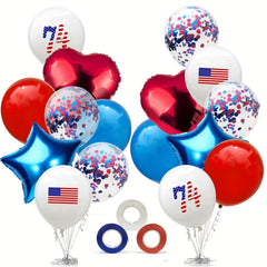 10-20pcs American Flag Balloon Party Decoration Supplies