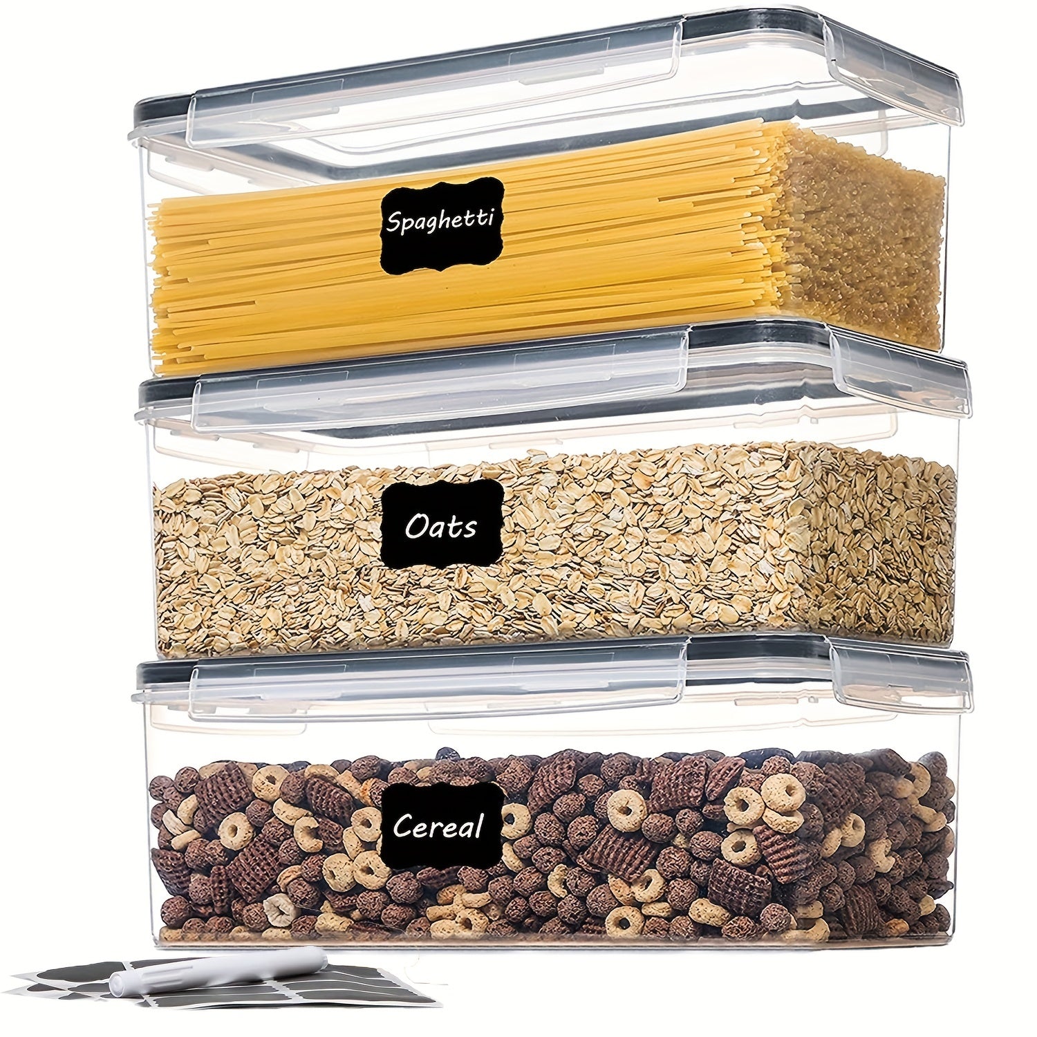 Airtight Food Storage Containers With Lids 2L