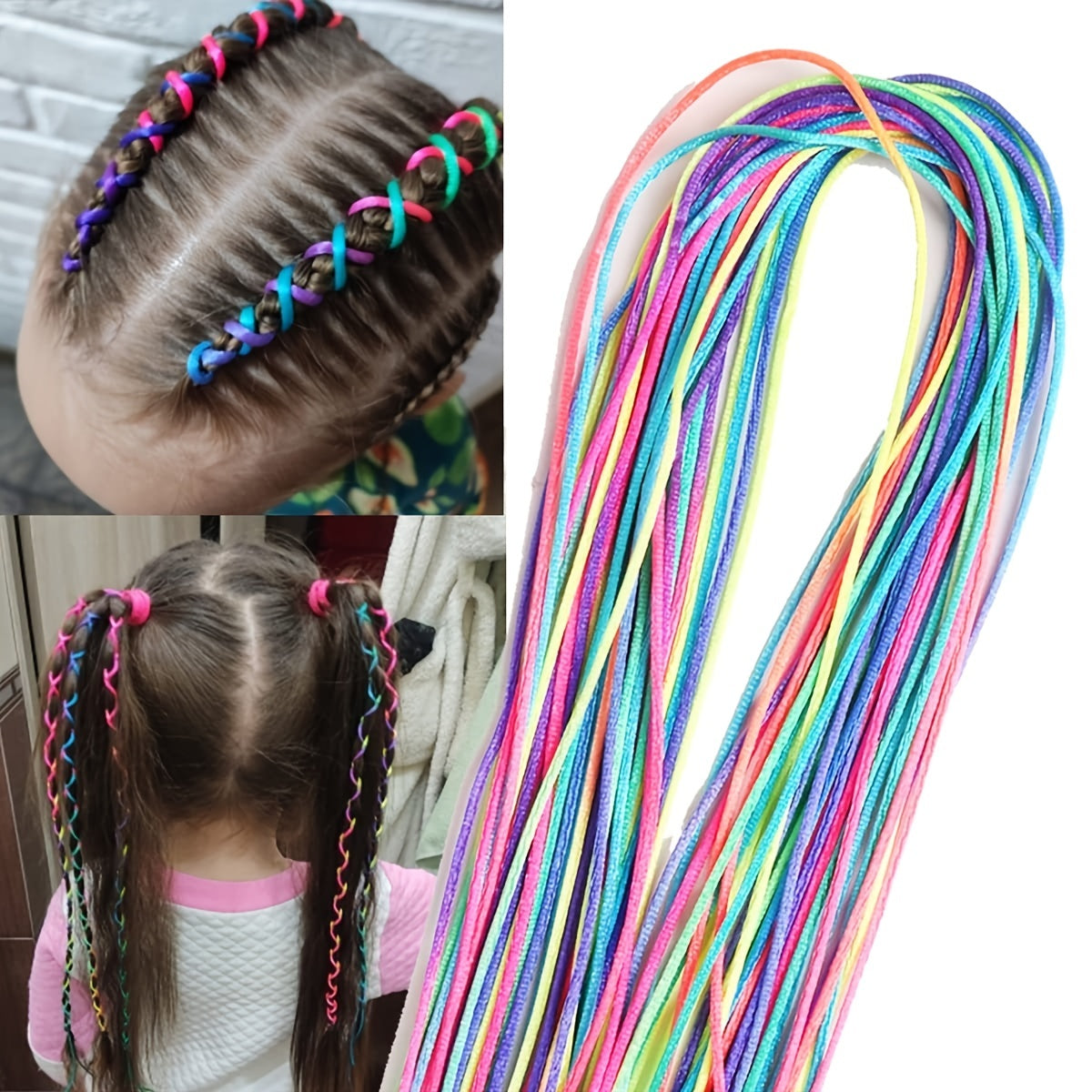 10pcs Colorful Hair Ties for Girls Kids