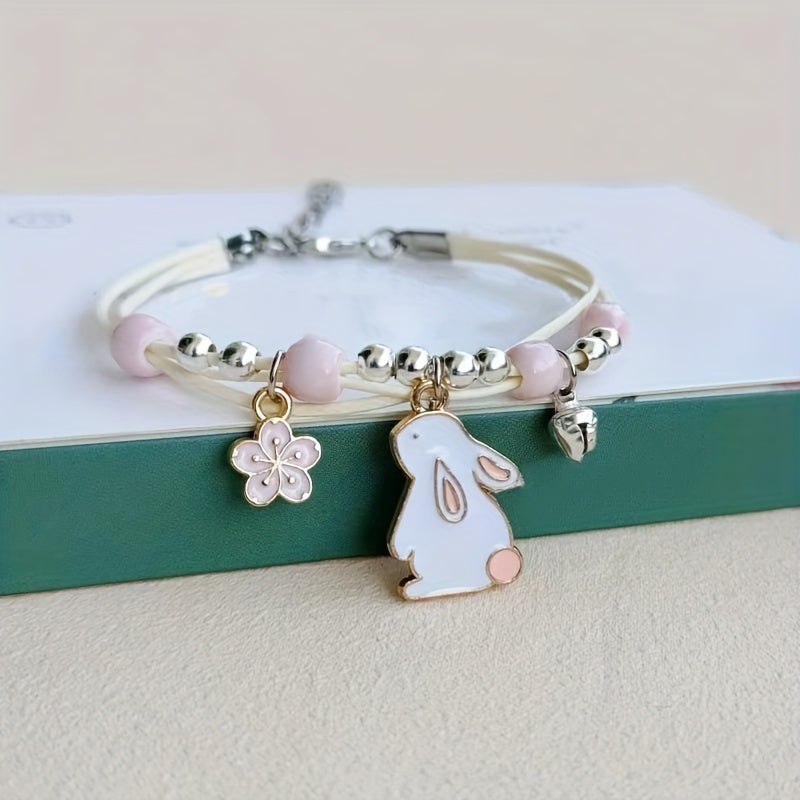 Fashionable Bunny Bracelet Schoolgirl Girlfriend Gift Ornament
