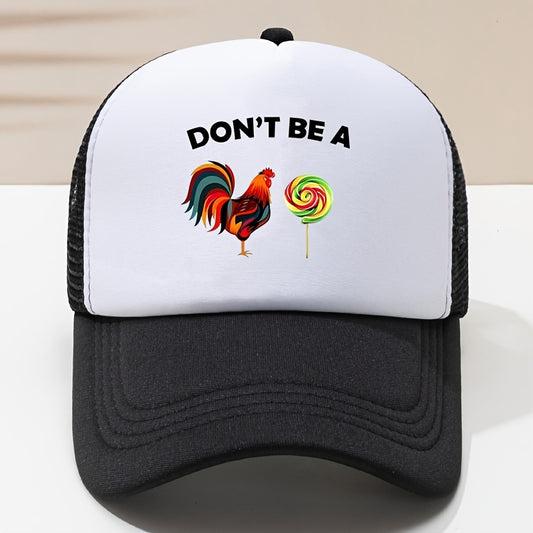 Outdoor Letter Printed Breathable Sports Peaked Cap for Fishing Cycling Hiking
