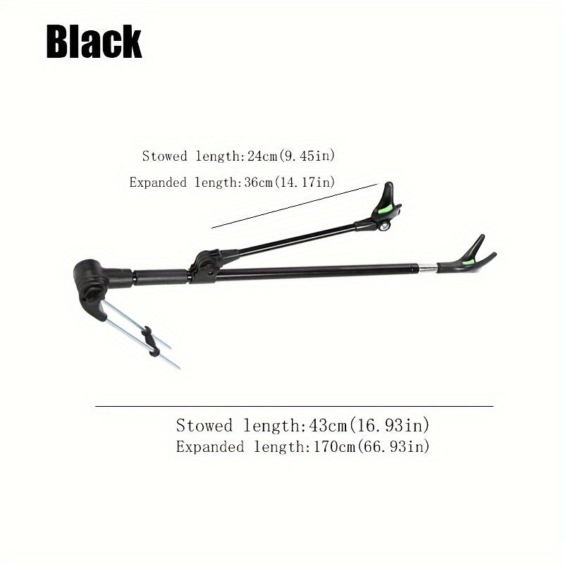 Stainless Steel Fishing Rod Holder, 180 Degree Adjustable Rod Rest