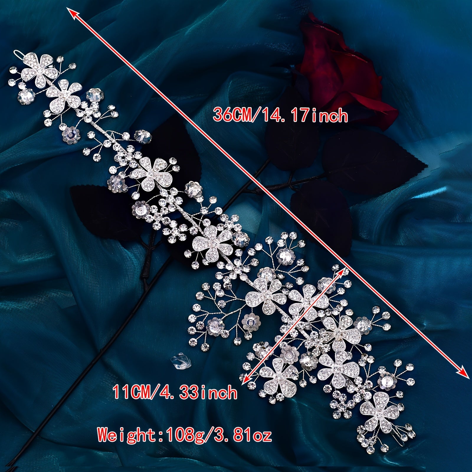 Floral Embellished Bridal Wedding Belt Romantic Waistband