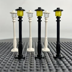3pcs Street Lamp Building Block Ornaments Halloween Christmas Decor Toy