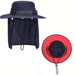 Adjustable Brim Sun Hat for Outdoor Activities