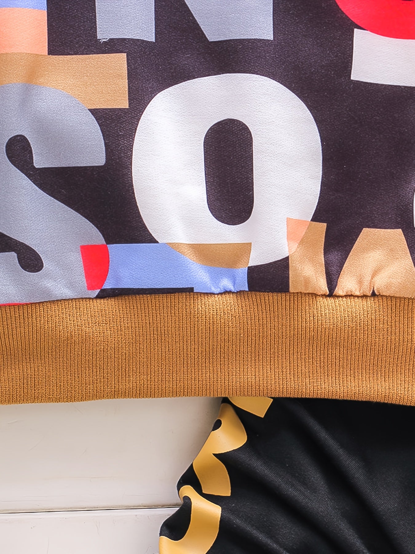 Toddler Boy Letter Print Sweatshirt & Pants Set