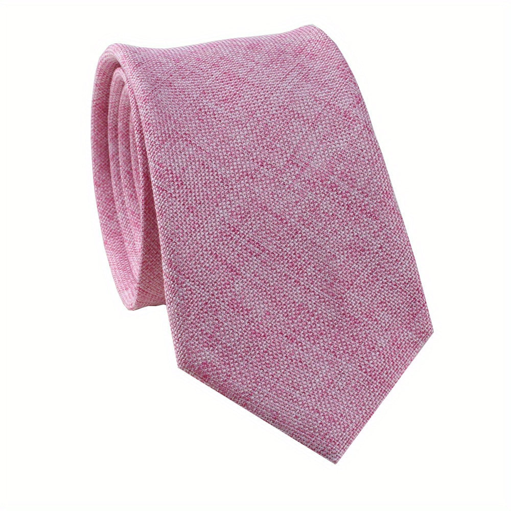 Men's Solid Color Polyester Business Tie