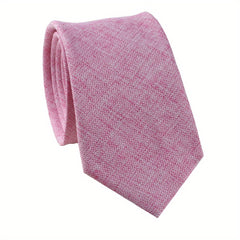 Men's Solid Color Polyester Business Tie