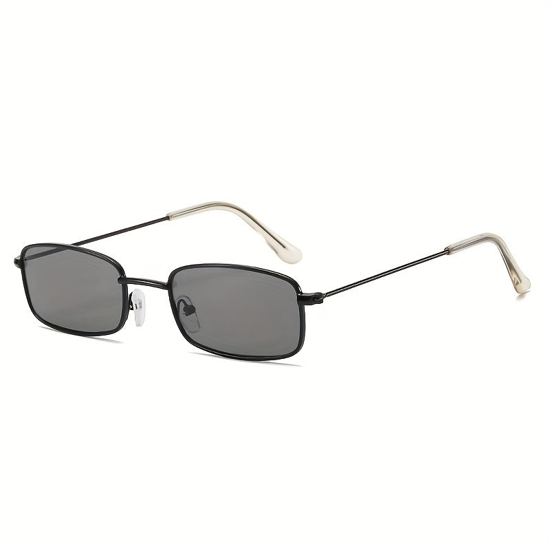 Vintage Square Metal Frame Sunglasses Retro Sun Glasses For Men