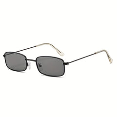 Vintage Square Metal Frame Sunglasses Retro Sun Glasses For Men