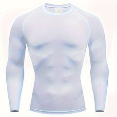 Men's Fitness Top Long Sleeve Quick Drying Training Basic Layer