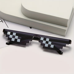 Mosaic Sunglasses Irregular Square Frame Sun Glasses For Women