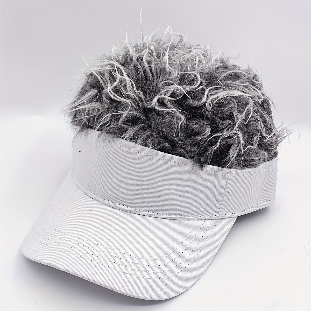Cotton Wig Hat Classic Solid Hair Baseball Cap Hip Hop Adjustable Visor Hats