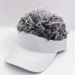 Cotton Wig Hat Classic Solid Hair Baseball Cap Hip Hop Adjustable Visor Hats