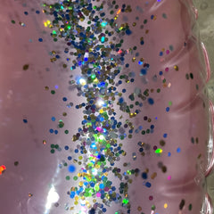 Inflatable Flamingo Pool Swimming Ring with Sequins